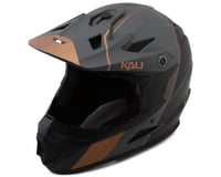 Kali Zoka Stripe Youth Full-Face Helmet (Matte Black/Bronze)