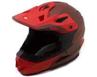 Kali Zoka Dash Youth Full-Face Helmet (Matte Red/Burgundy)