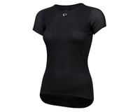 Pearl iZUMi Women's Transfer Cycling Short Sleeve Base Layer (Black) (S)