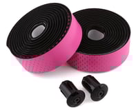 Ciclovation Advanced Leather Touch Handlebar Tape (Fusion Dot Black/Pink)