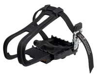 Dimension Compe Combo Pedal & Toe Clip Set (Black) (9/16")
